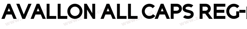 Avallon All Caps Reg字体转换